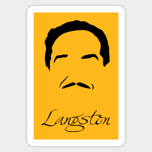 Langston Hughes Sticker